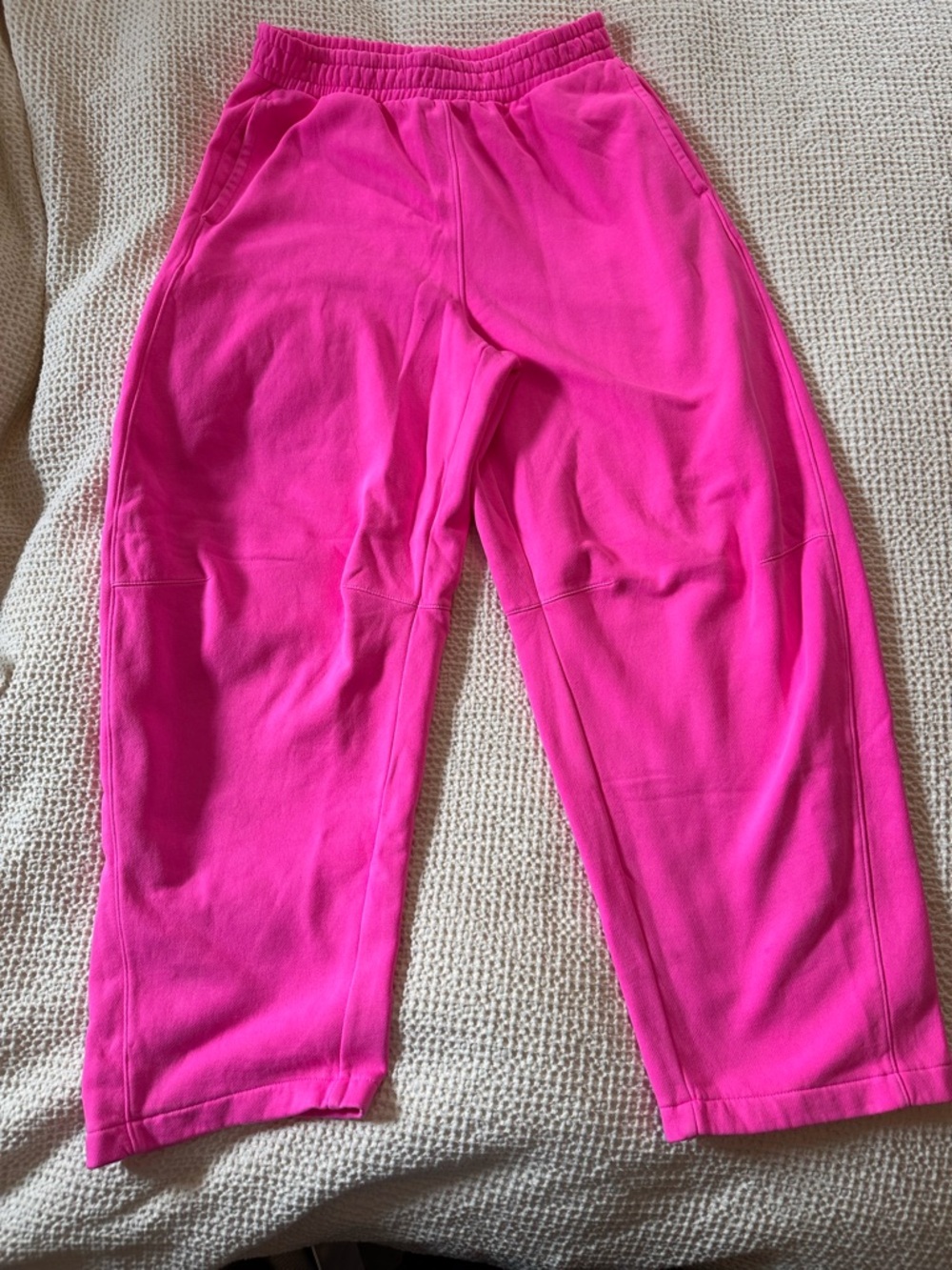 GAP Bright Pink barrel sweatpants